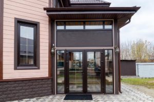 Противопожарная дверь для веранды / серия FRM33240